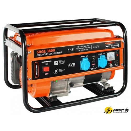 Бензиновый генератор Patriot Max Power SRGE 3800