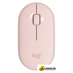 Мышь Logitech M350 Pebble (розовый)