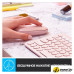Мышь Logitech M350 Pebble (розовый)