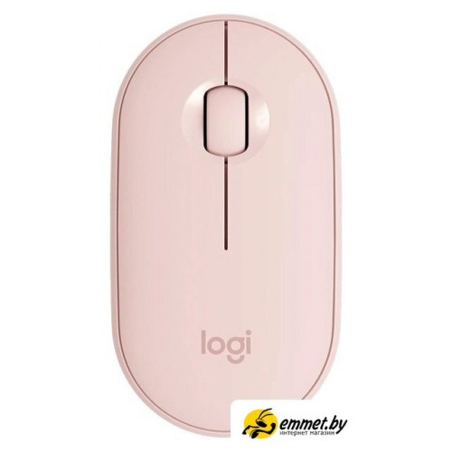 Мышь Logitech M350 Pebble (розовый)
