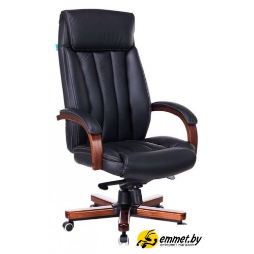 Офисное кресло Бюрократ T-9922WALNUT/BLACK (черный)