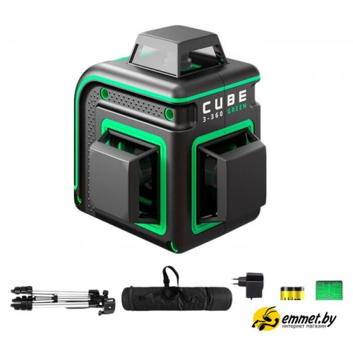Лазерный нивелир ADA Instruments Cube 3-360 Green Professional Edition А00573