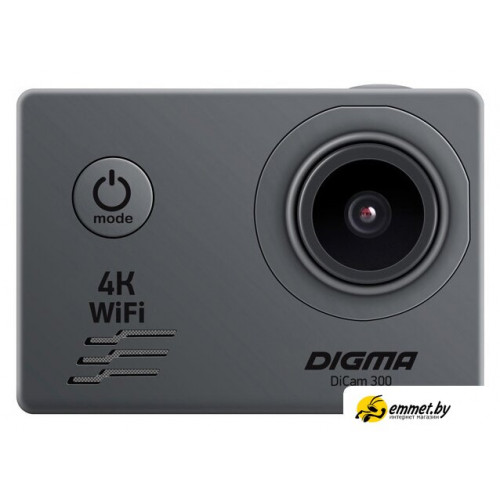Экшен-камера Digma DiCam 300 (серый)