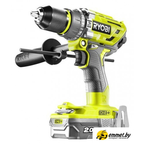 Ударная дрель-шуруповерт Ryobi R18PD7-220B 5133004295 (с 2-мя АКБ, кейс)