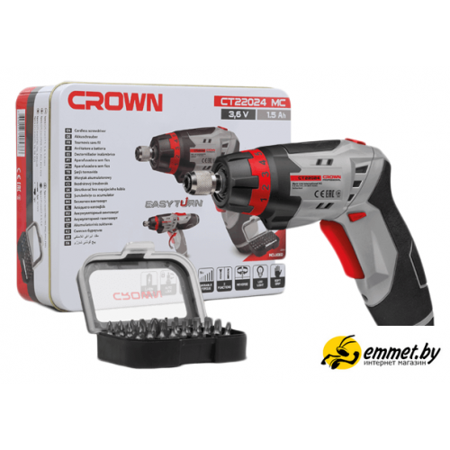 Электроотвертка Crown CT22024 MC (с АКБ)