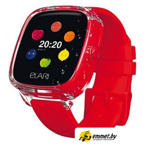 Детские умные часы Elari Kidphone Fresh (красный)
