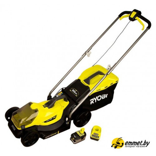 Газонокосилка Ryobi RLM18X33B-40 (с АКБ 4 Ah)