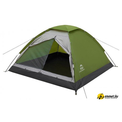 Треккинговая палатка Jungle Camp Lite Dome 4 (зеленый/серый)