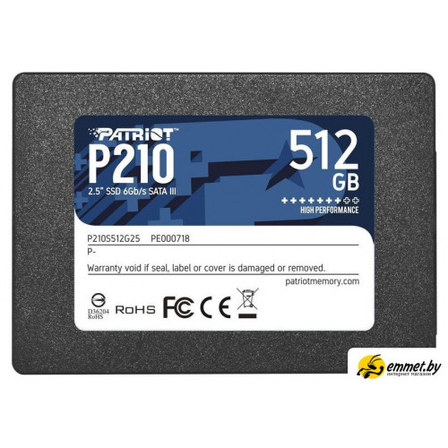 SSD Patriot P210 512GB P210S512G25
