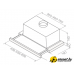 Кухонная вытяжка Jetair Orion LX/GR/F/60/VT PRF0099878C