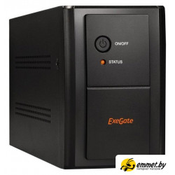 Источник бесперебойного питания ExeGate UNB-1000.LED.AVR.EURO.RJ.USB EP212518RUS