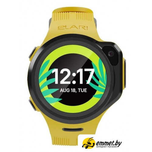 Детские умные часы Elari KidPhone 4GR (желтый)