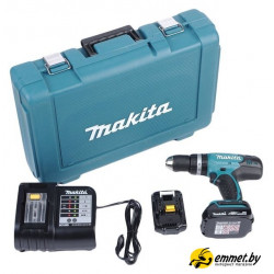 Дрель-шуруповерт Makita DDF453SYE (с 2-мя АКБ, кейс)