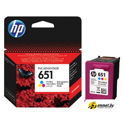 Картридж HP 651 Tri-color [C2P11AE]