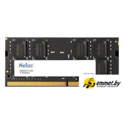 Оперативная память Netac Basic 8GB DDR4 SODIMM PC4-21300 NTBSD4N26SP-08