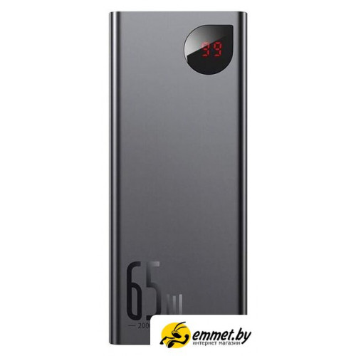 Внешний аккумулятор Baseus Adaman Metal Digital Display PPIMDA-D01 20000mAh (черный)