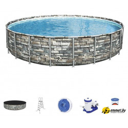 Каркасный бассейн Bestway Power Steel Камень 56889 (671x132)