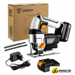 Электролобзик Deko DKJS20 SET 2 063-4211 (с 2-мя АКБ)