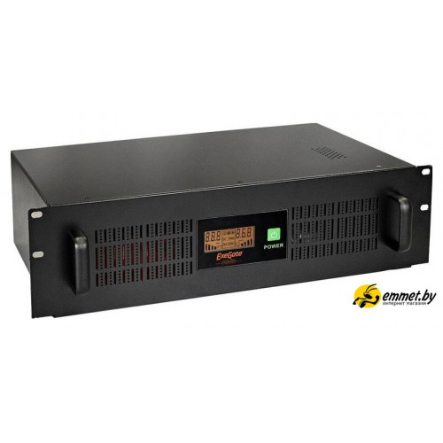 Источник бесперебойного питания ExeGate ServerRM UNL-1500.LCD.AVR.C13.RJ.USB.3U