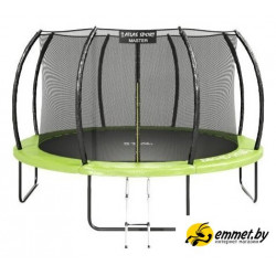Батут Atlas Sport 374 см - 12ft Master (с лестницей, зеленый)