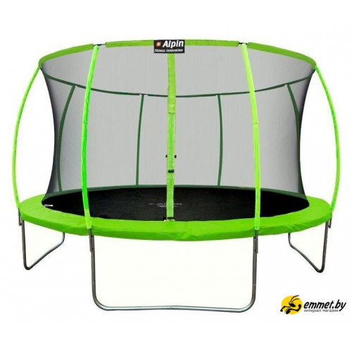 Батут Alpin Sky 12ft - 374 см с защитной сеткой и лестницей
