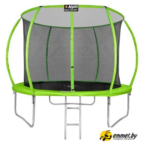 Батут Alpin Sky 10ft - 312 см с защитной сеткой и лестницей