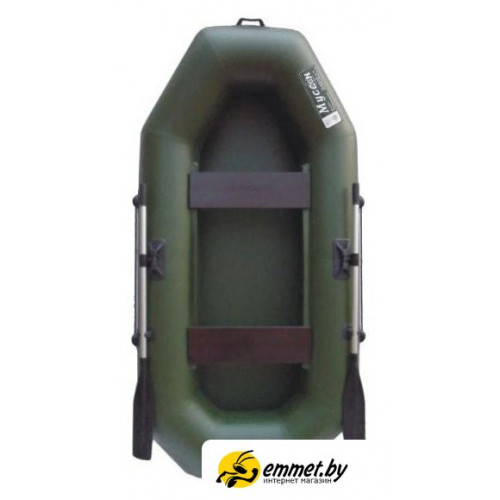 Гребная лодка Муссон S 250 (зеленый)