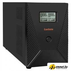 Источник бесперебойного питания ExeGate SpecialPro Smart LLB-3000.LCD.AVR.C13.RJ.USB