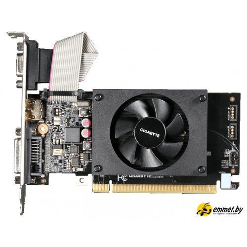 Видеокарта Gigabyte GeForce GT 710 2GB DDR3 [GV-N710D3-2GL]