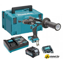Ударная дрель-шуруповерт Makita HP001GD201 (с 2-мя АКБ, кейс)