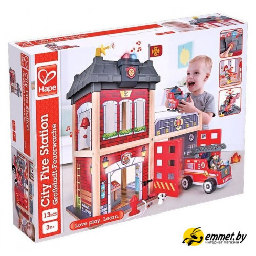 Конструктор Hape E3023 City Fire Station