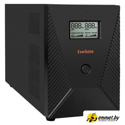 Источник бесперебойного питания ExeGate SpecialPro Smart LLB-3000.LCD.AVR.4SH.RJ.USB EP287660RUS