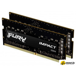 Оперативная память Kingston FURY Impact 2x8GB DDR4 SODIMM PC4-25600 KF432S20IBK2/16