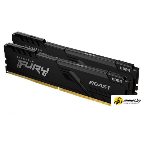 Оперативная память Kingston FURY Beast 2x32GB DDR4 PC4-28800 KF436C18BBK2/64 Оперативная память Kingston FURY Beast 2x32GB DDR4 PC4-28800 KF436C18BBK2/64
