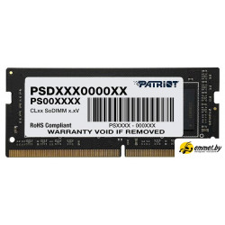 Оперативная память Patriot Signature Line 16GB DDR4 SODIMM PC4-25600 PSD416G32002S