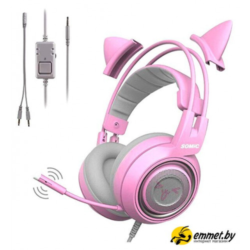 Наушники Somic G951S (розовый)