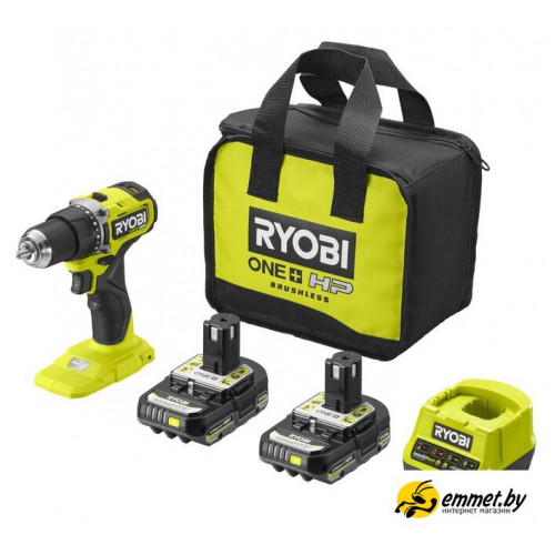 Дрель-шуруповерт Ryobi HP RDD18C-220S 5133004980 (с 2-мя АКБ)