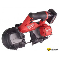 Ленточная пила Milwaukee Fuel M12 FBS64-402C 4933478441 (с 2-мя АКБ, кейс)