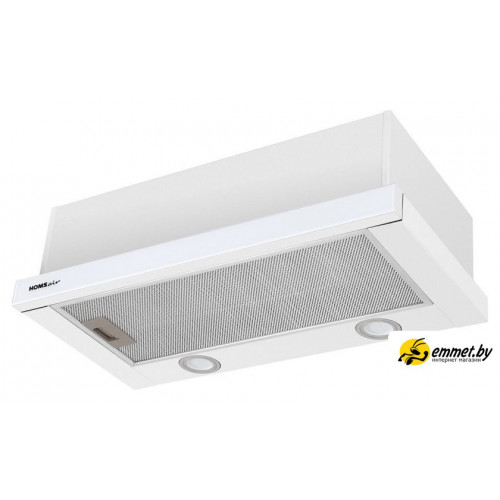 Кухонная вытяжка HOMSair Flat 60 Glass (белый)
