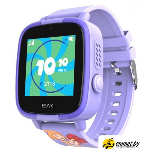 Детские умные часы Elari FixiTime Fun (сиреневый)