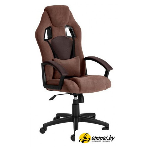 Игровое (геймерское) кресло TetChair Driver (флок/ткань, коричневый)