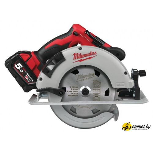 Дисковая (циркулярная) пила Milwaukee M18 BLCS66-502X 4933464590 (с 2-мя АКБ)