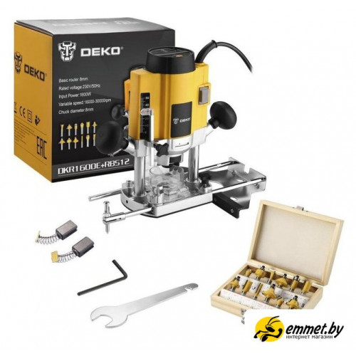 Вертикальный фрезер Deko DKR1600E Set