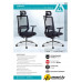 Офисное кресло Бюрократ MC-612N-H/B/418B (черный)