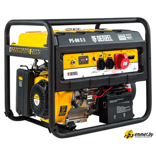 Бензиновый генератор Denzel PS 80 E-3