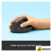 Вертикальная мышь Logitech Lift (графит)