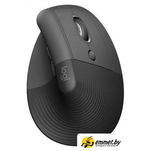 Вертикальная мышь Logitech Lift (графит)