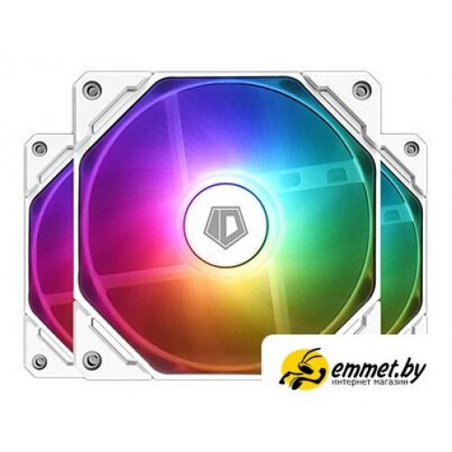 Комплект вентиляторов для корпуса ID-Cooling TF-12025-ARGB-TRIO-SNOW Комплект вентиляторов для корпуса ID-Cooling TF-12025-ARGB-TRIO-SNOW