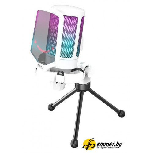 Проводной микрофон FIFINE A6V (белый)