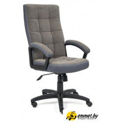Офисное кресло TetChair Trendy (флок/ткань, серый)